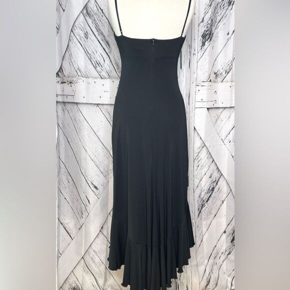 Zokai black high/low dress LBD M - Picture 2 of 9